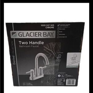 Glacier Bay Dorind 4 in. Centerset High-Arc Bathroom Faucet in Chrome, brand